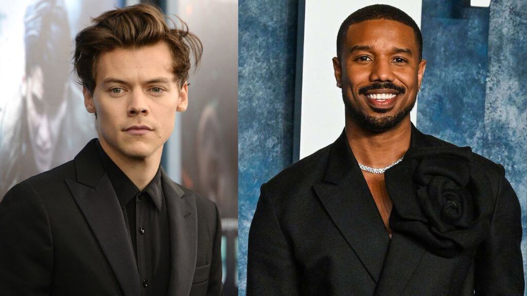 Harry Styles and Michael B. Jordan