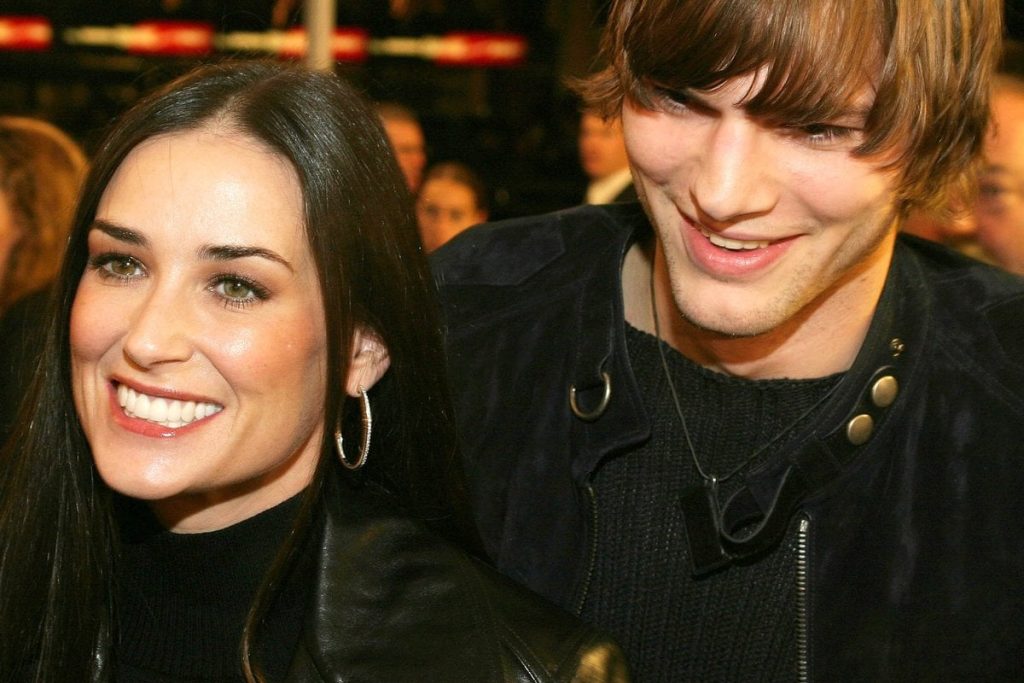 Ashton Kutcher and Demi Moore 