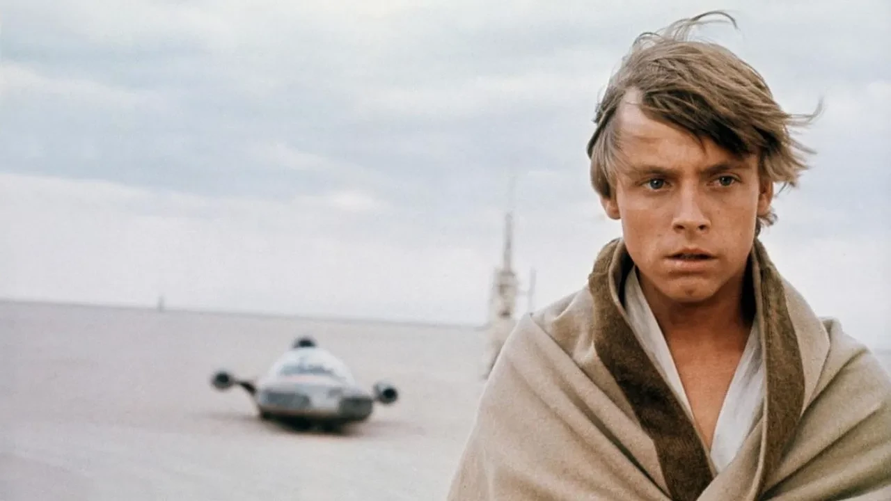 Mark Hamill as Luke Skywalker in a still from the Star Wars franchise