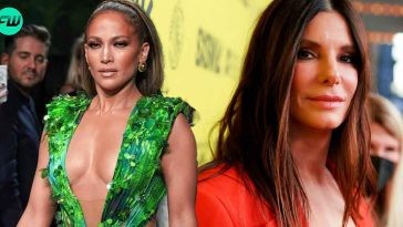 Before Jennifer Lopez Went Viral For Her Revealing $12,290 Worth Green Versace Dress, Sandra Bullock And 2 More Celebs Paved The Way For The 54-Year-Old Singer