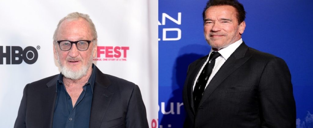 Robert Englund and Arnold Schwarzenegger 