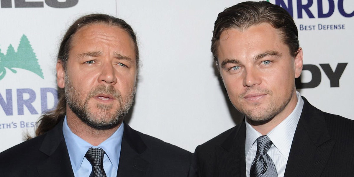 Russell Crowe and Leonardo DiCaprio