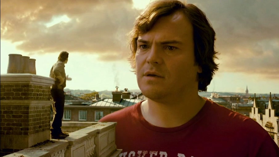 Jack Black in a still from Gulliver's Travels 