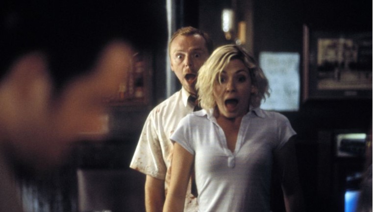 In a Still from Shaun of the Dead