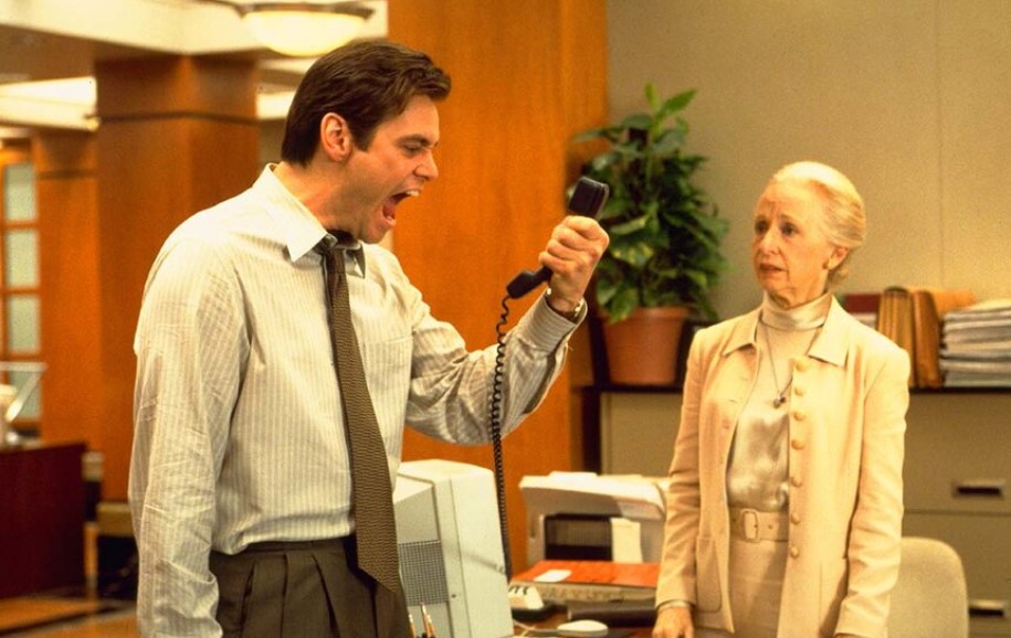 In a Still from Liar Liar