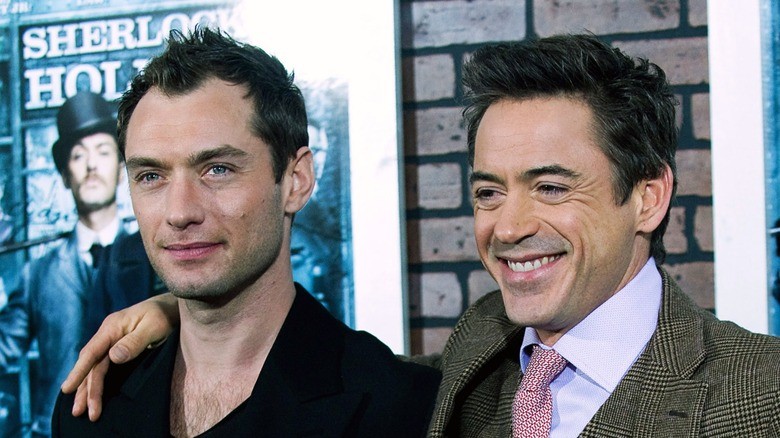 Jude Law and Robert Downey Jr. 