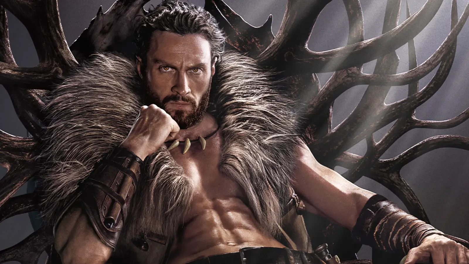 Aaron Taylor Johnson's first look as Kraven the Hunter
