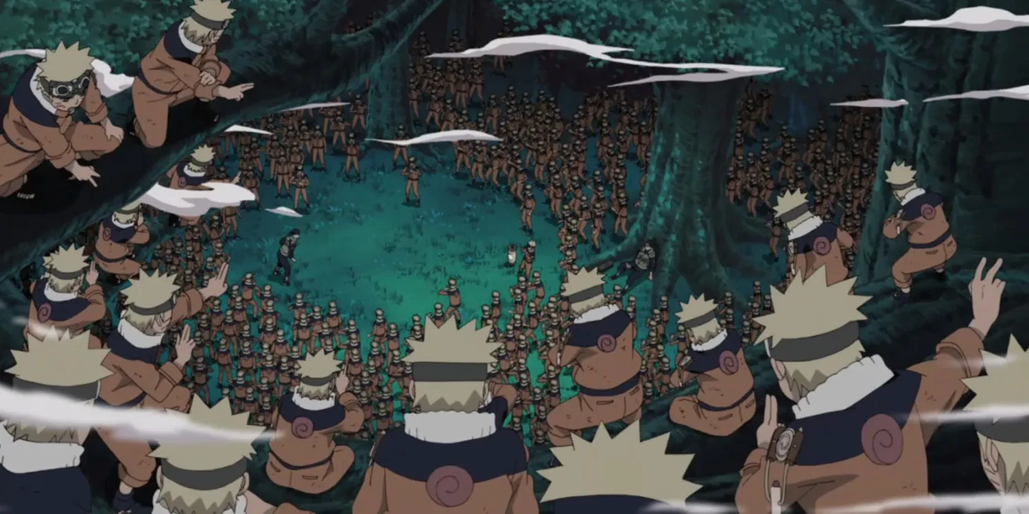 Naruto's Jutsu Being Demonstrated Early In The Series