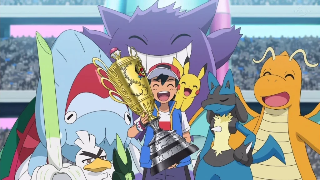 Ash becomes world champion