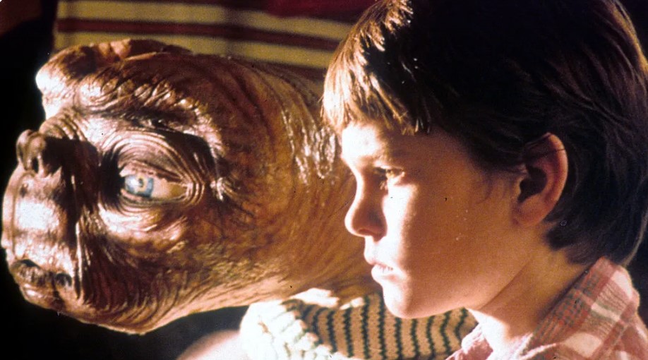 In a Still from E.T.