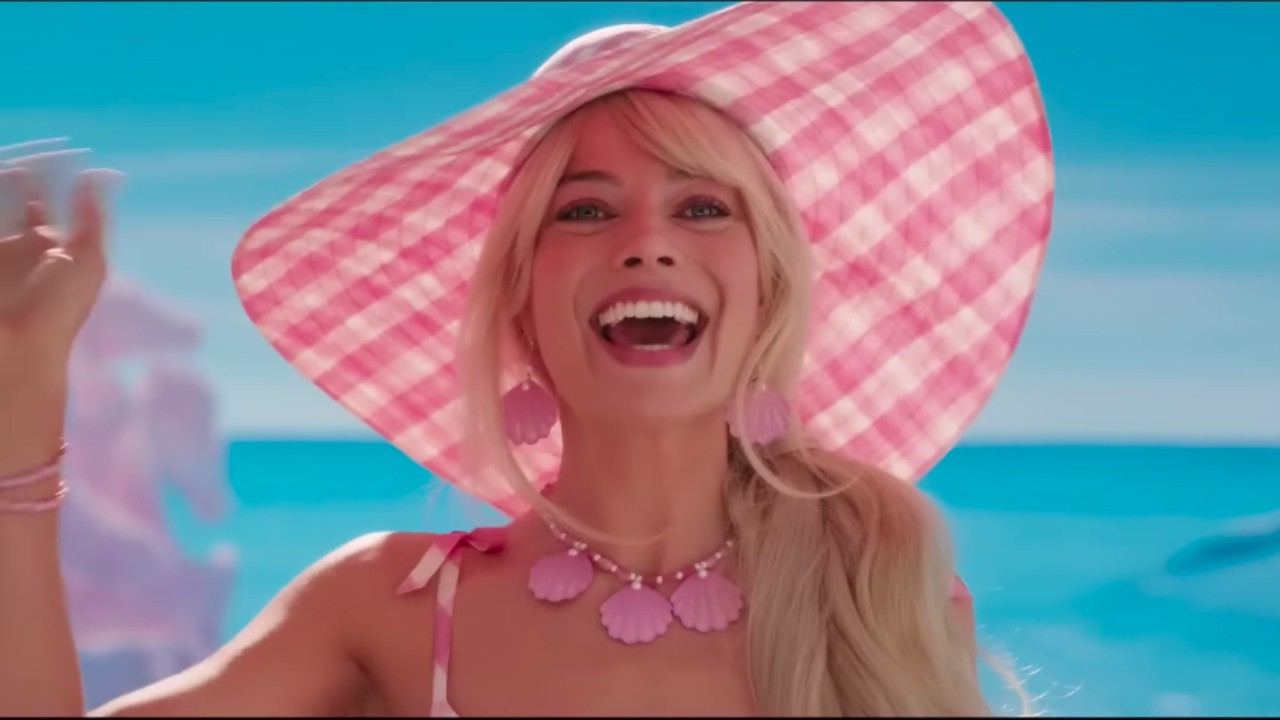 Margot Robbie in and as Barbie
