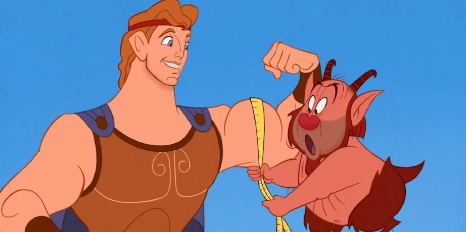 In a Still from Disney's Hercules (1997 film)