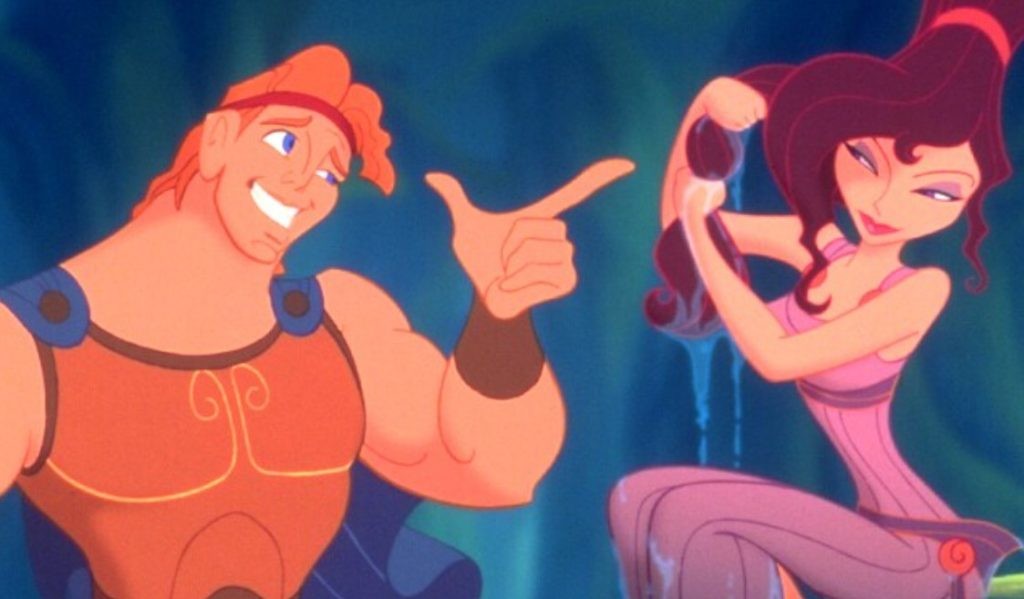 In a Still from Disney's Hercules (1997 film)