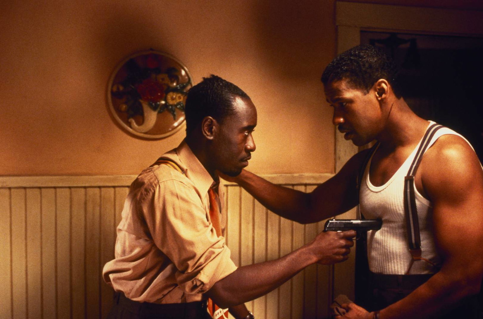 Don Cheadle and Denzel Washington