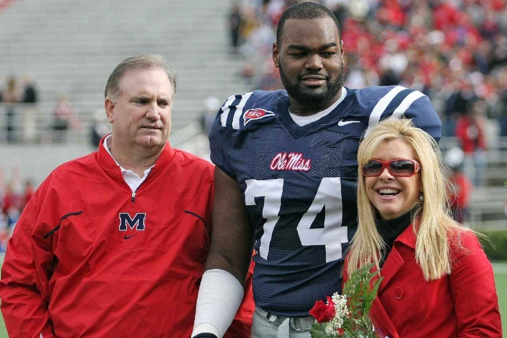 Left to Right: Sean Tuohy, Michael Oher, and Leigh Anne Tuohy 