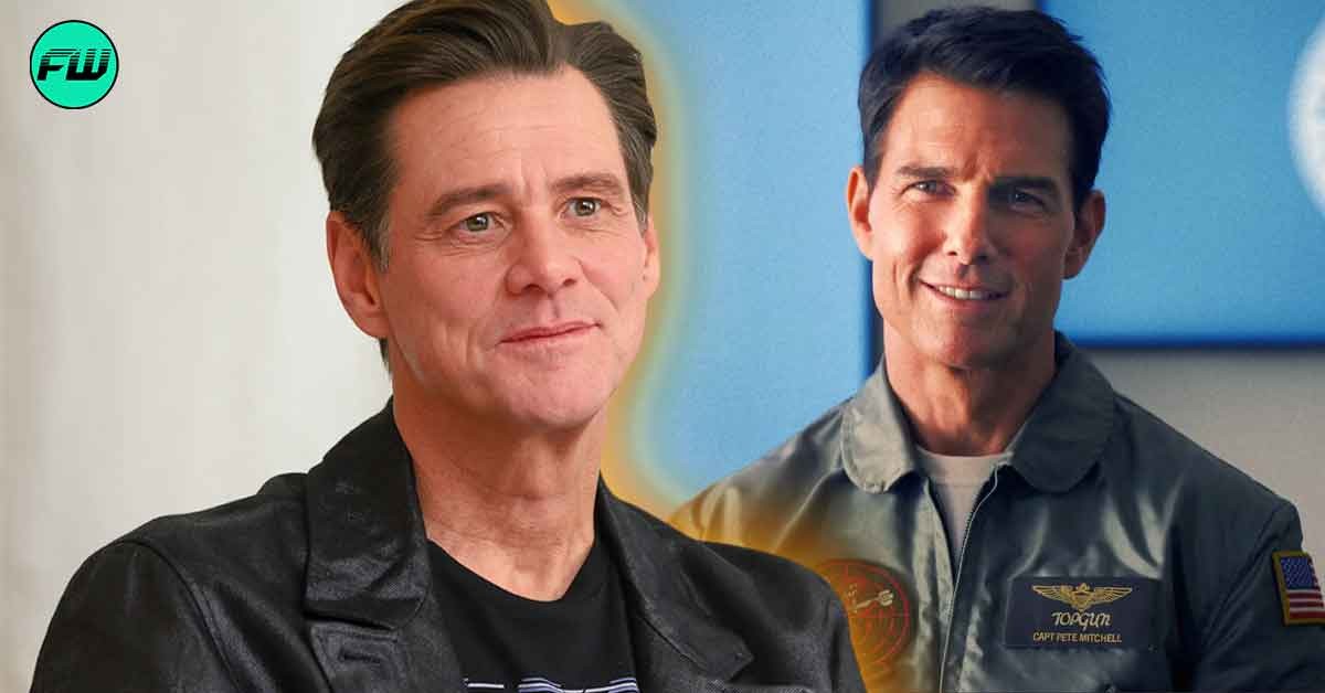 Jim Carrey’s $204M Movie Co-writer Insulted Tom Cruise’s Height, Said He Sat On “Stack of phone books” To Reach Flight Controls In Top Gun 2