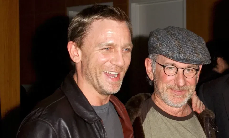 Daniel Craig with Steven Spielberg