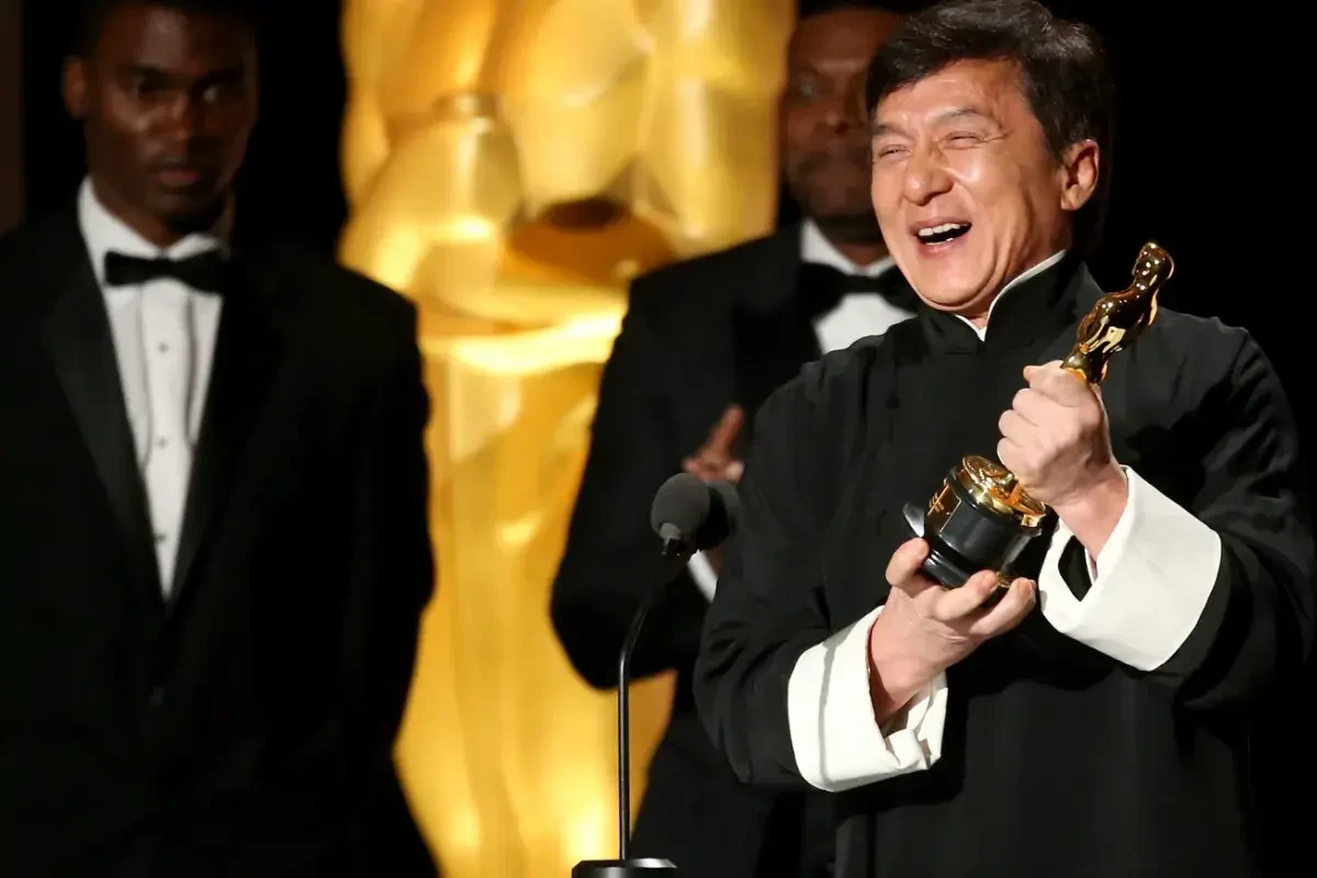 Jackie Chan at the Oscars