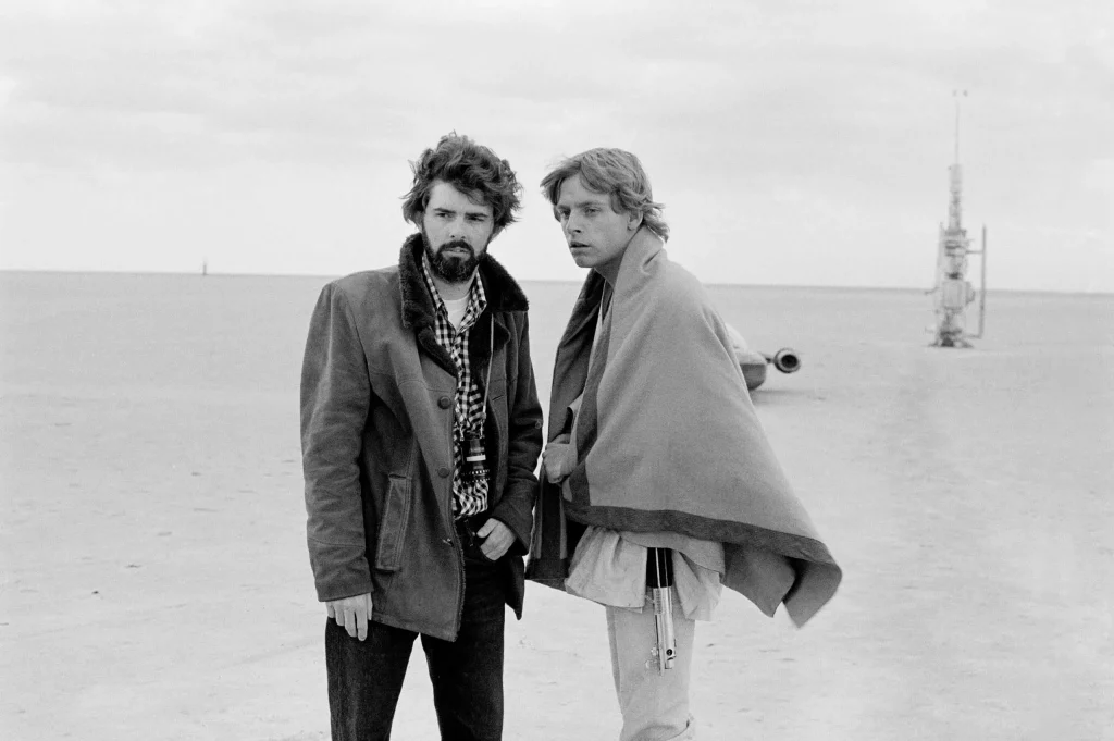 George Lucas and Mark Hamill