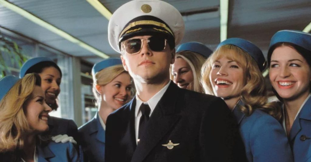 Leonardo DiCaprio in Catch Me If You Can