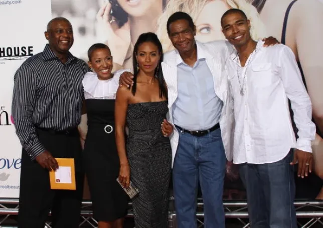 Jada had a difficult relationship with Robsol (second from right) 
