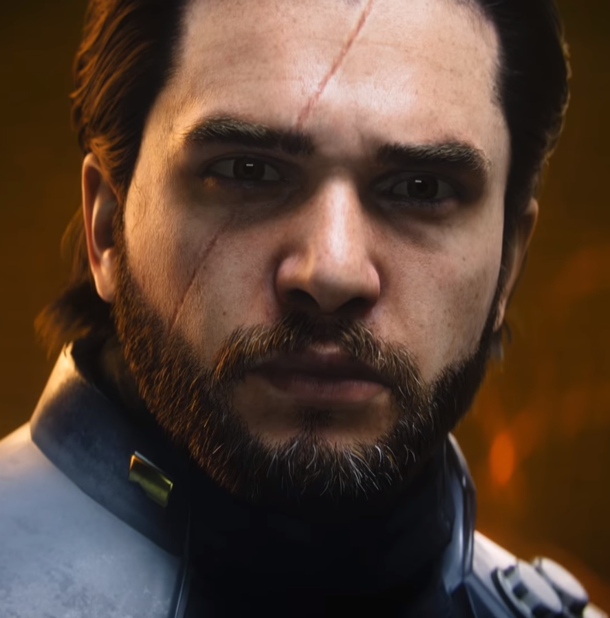 Kit Harington, who portrays Admiral Salen Koch in COD Infinite Warfare