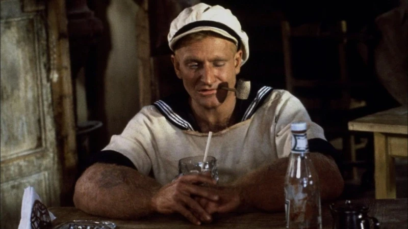 Robin Williams in and as Popeye
