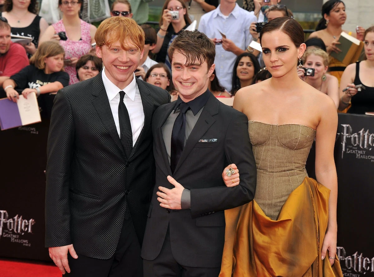 Rupert Grint, Daniel Radcliife, and Emma Watson