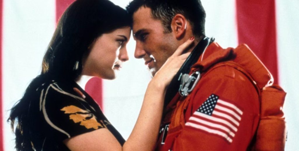 Liv Tyler and Ben Affleck in a still from Armageddon