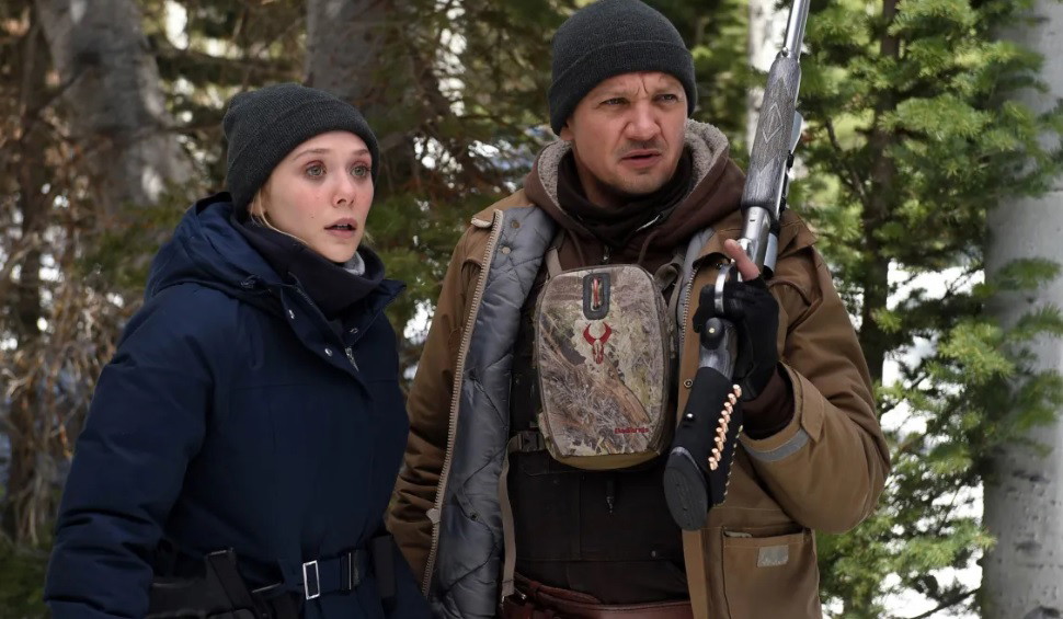 Elizabeth Olsen as Jane Banner in Wind River