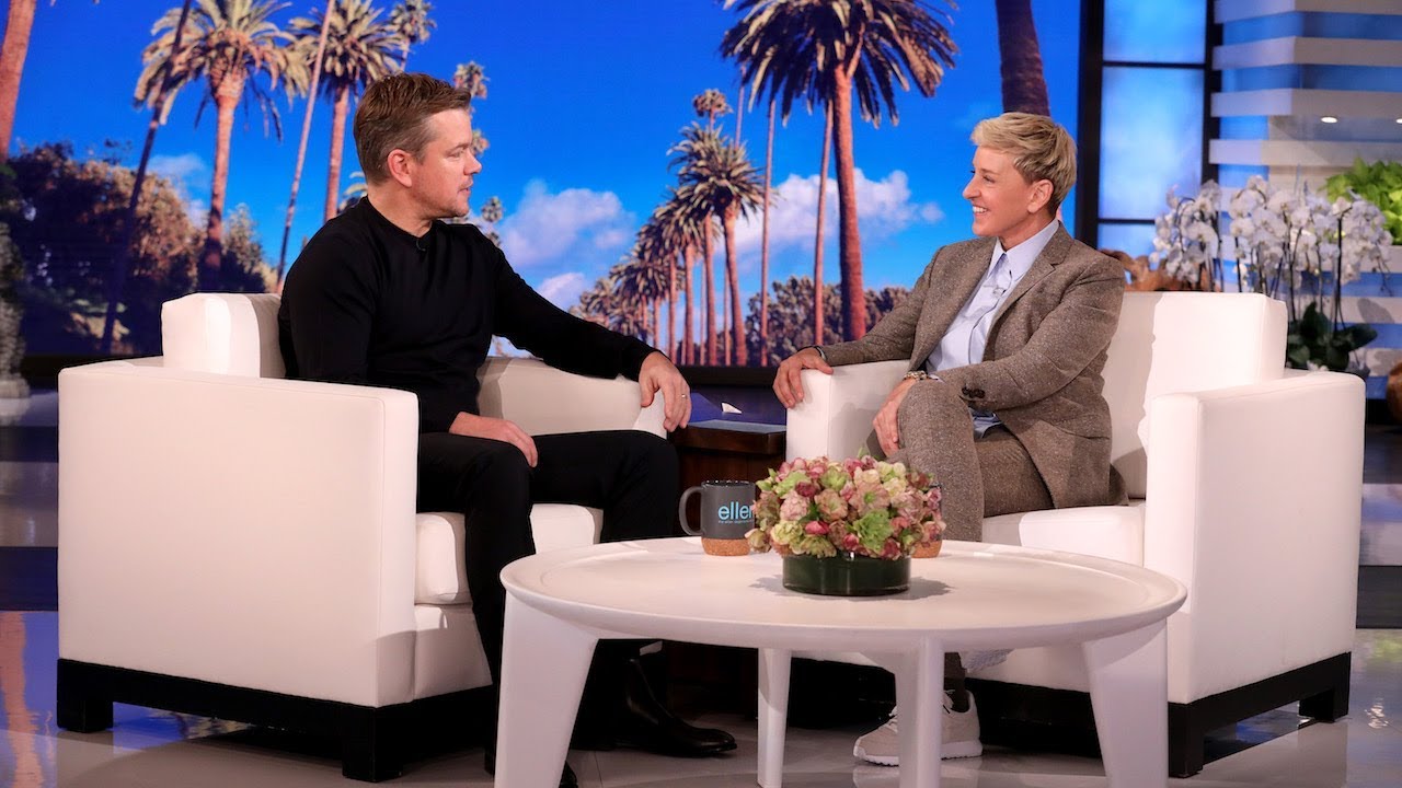 Matt Damon on The Ellen Show