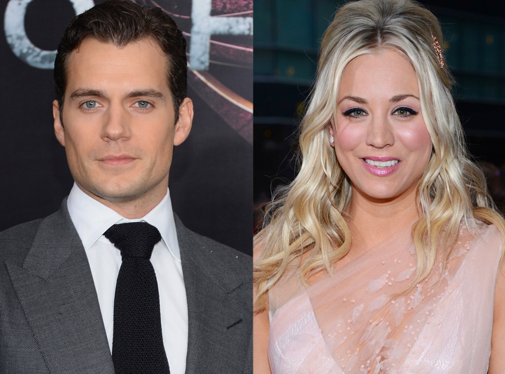 Kaley Cuoco and Henry Cavill