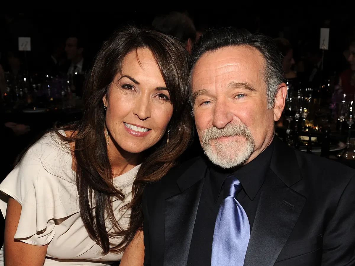 Susan Schneider Williams and Robin Williams
