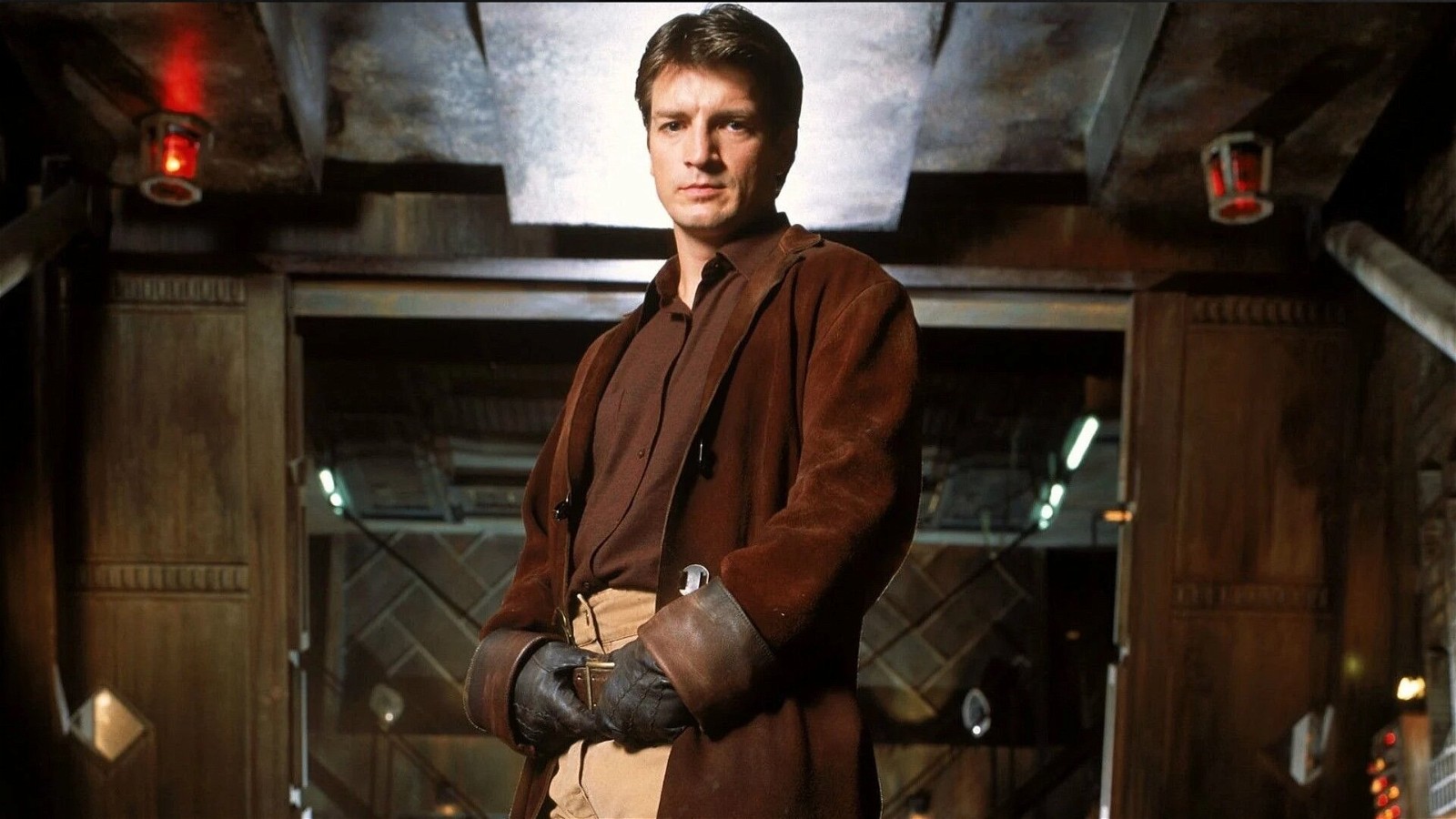 Marvel actor Nathan Fillion in Firefly