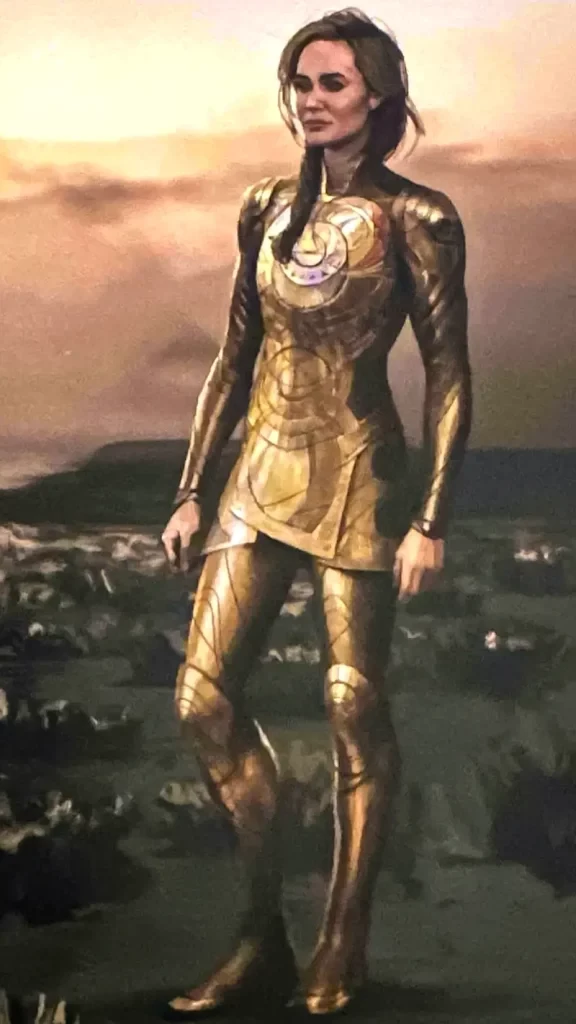 The gold armour