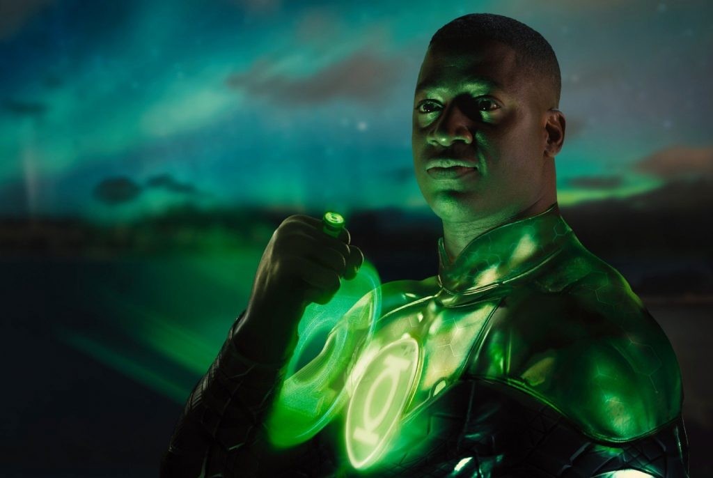 Green Lantern, played by Wayne T. Carr