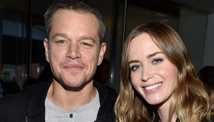 Matt Damon and Emily Blunt