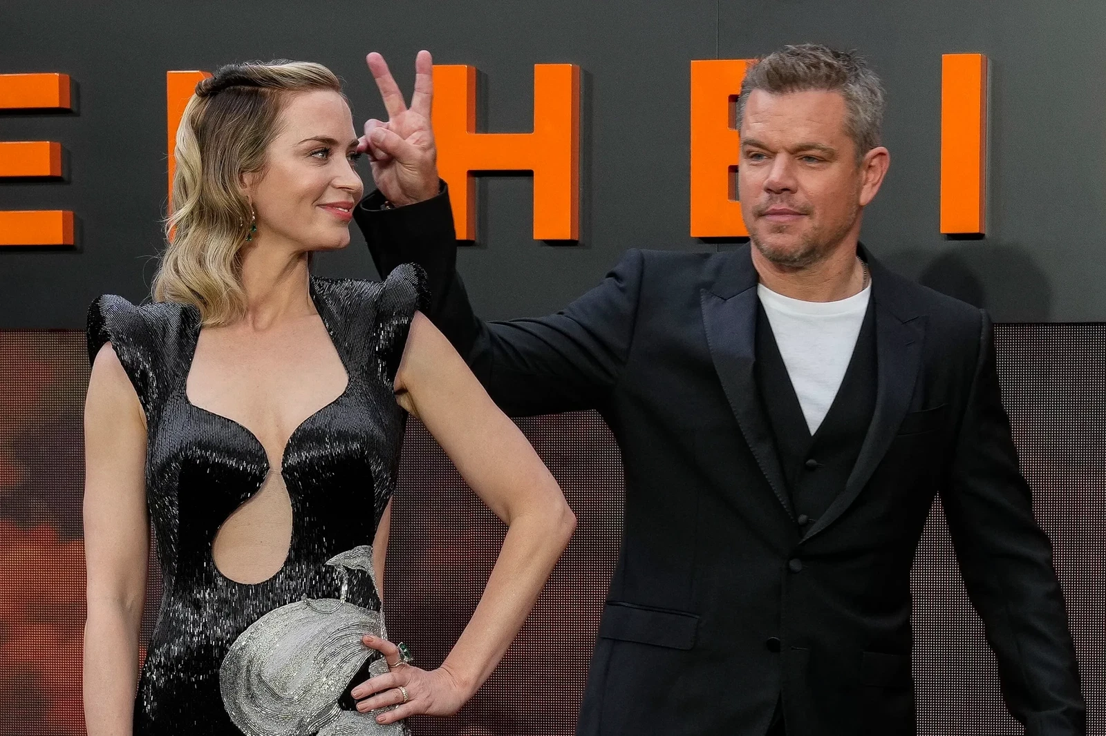 Matt Damon and Emily Blunt 