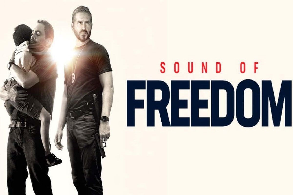 Sound Of Freedom poster with Jim Caviezel