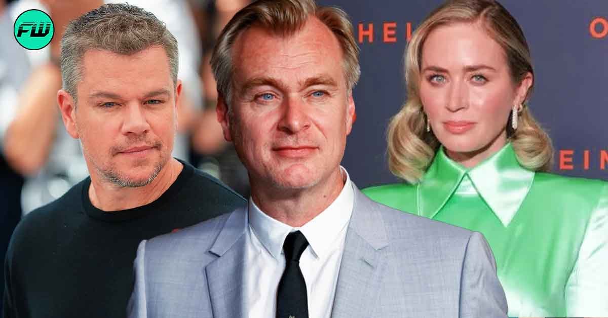 Christopher Nolan Was Worried About Insulting Matt Damon, Went To Great Lengths To Avoid Meeting Emily Blunt First