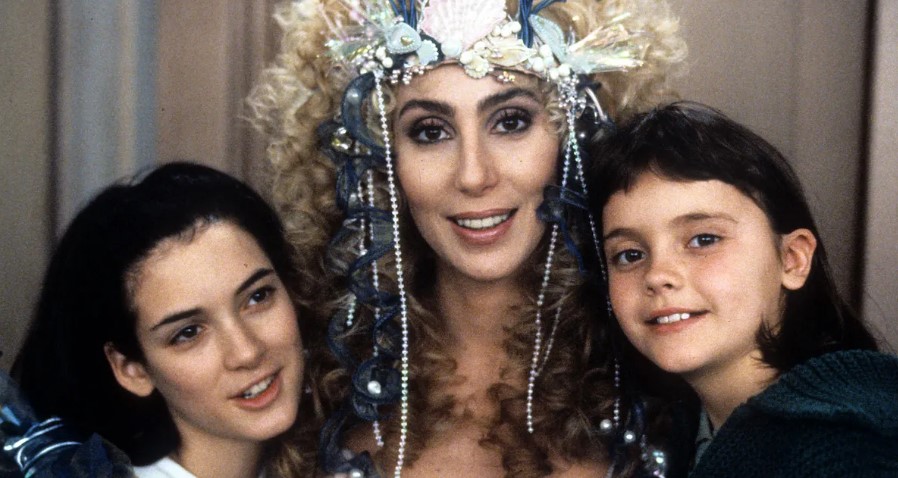 Winona Ryder, Cher, and Christina Ricci for the film Mermaids (Getty Images)