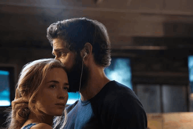 John Krasinski and Emily Blunt in A Quiet Place