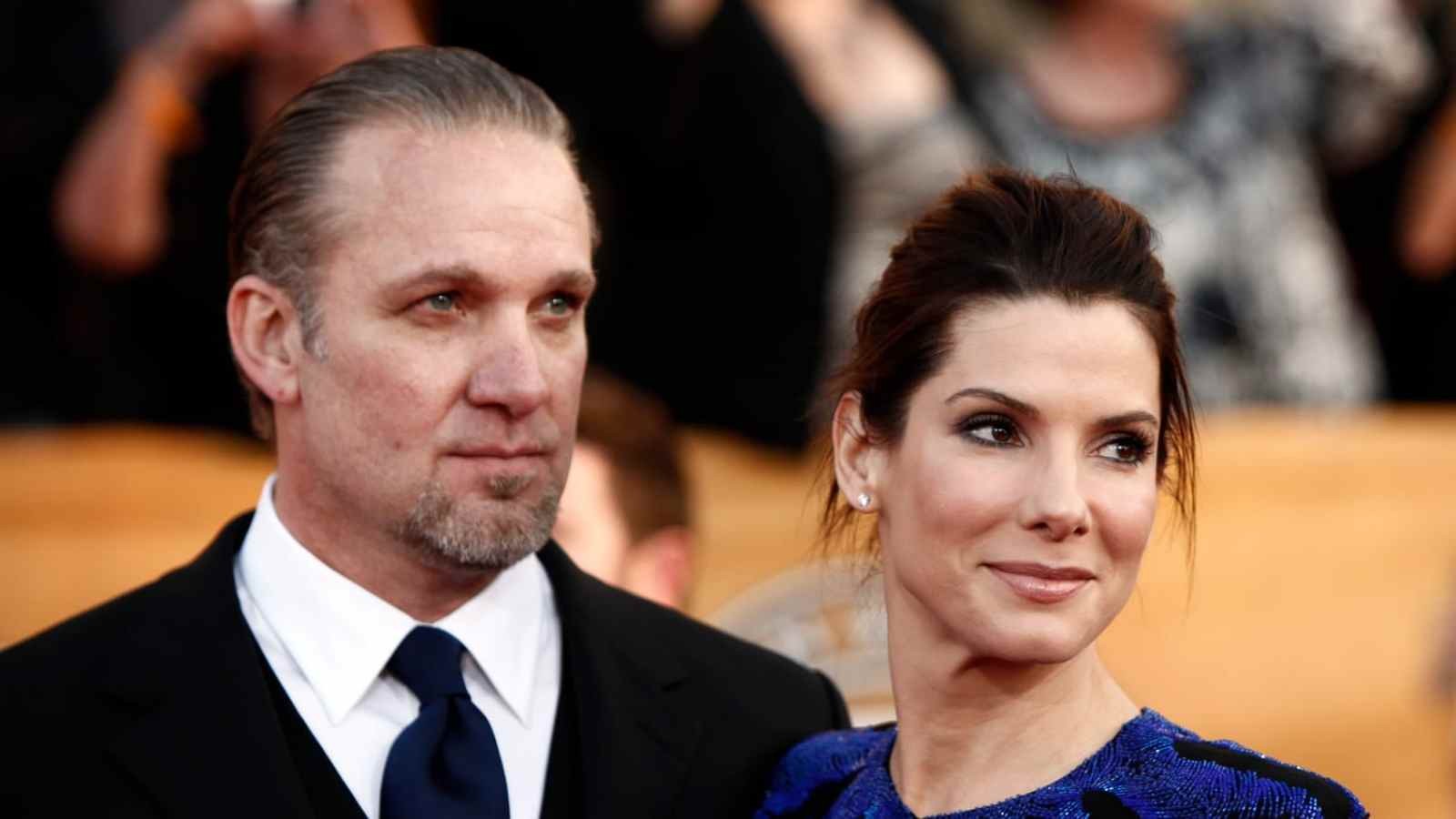 Jesse James and Sandra Bullock at an event