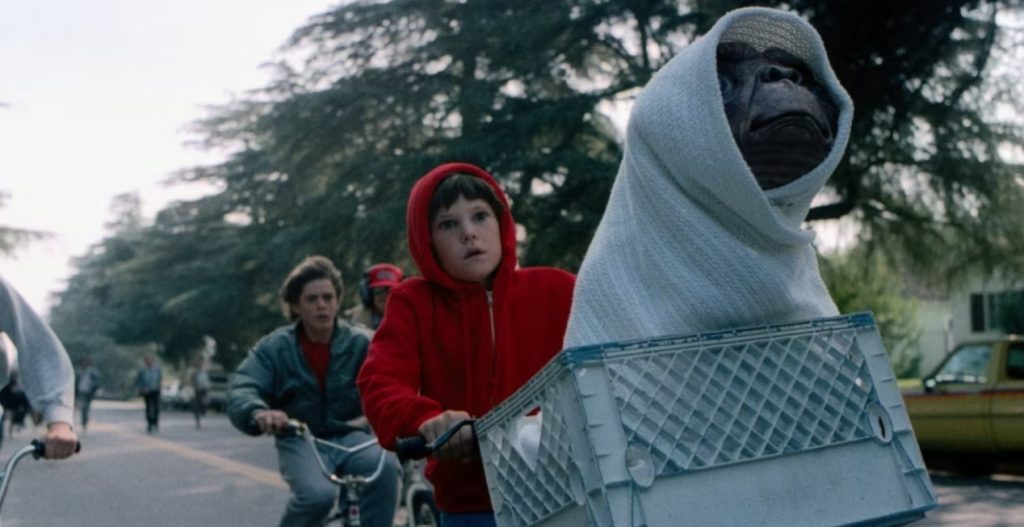 A Still from Steven Spielberg's E.T.