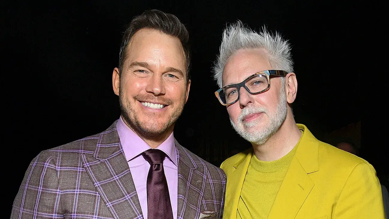 James Gunn and Chris Pratt