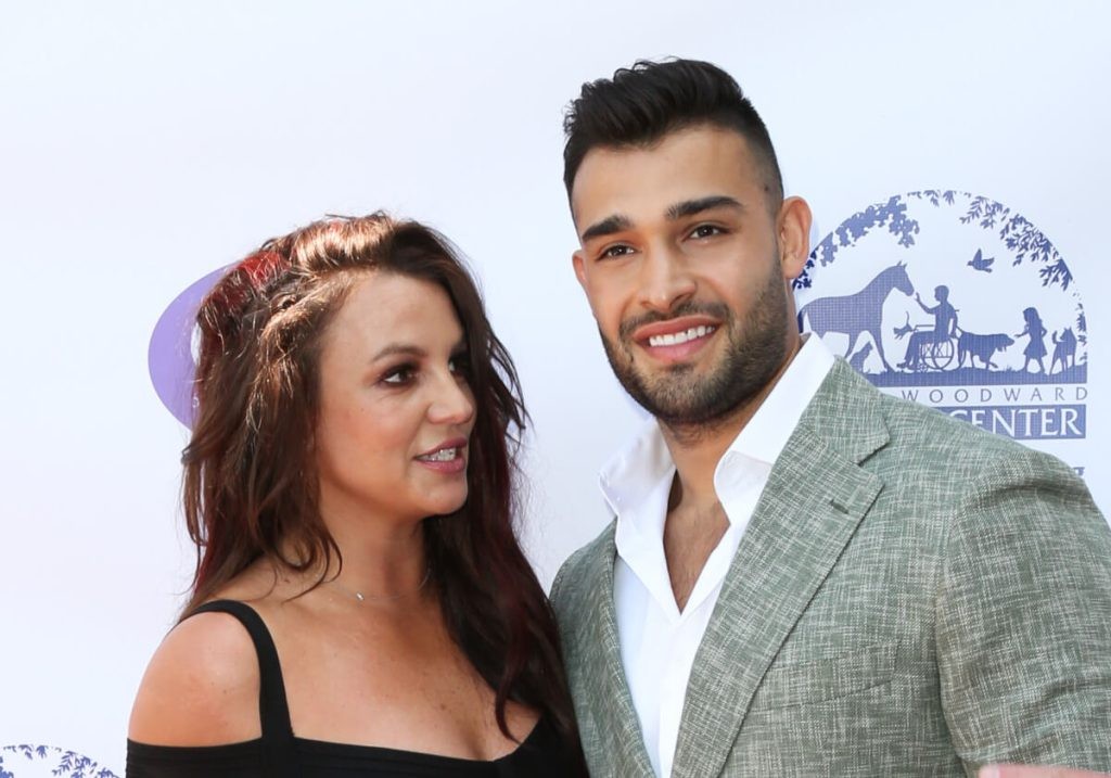 Britney Spears with now-ex-husband Sam Asghari