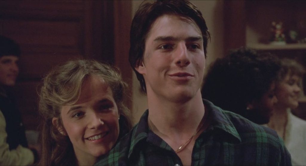 Lea Thompson and Tom Cruise in All the Right Moves