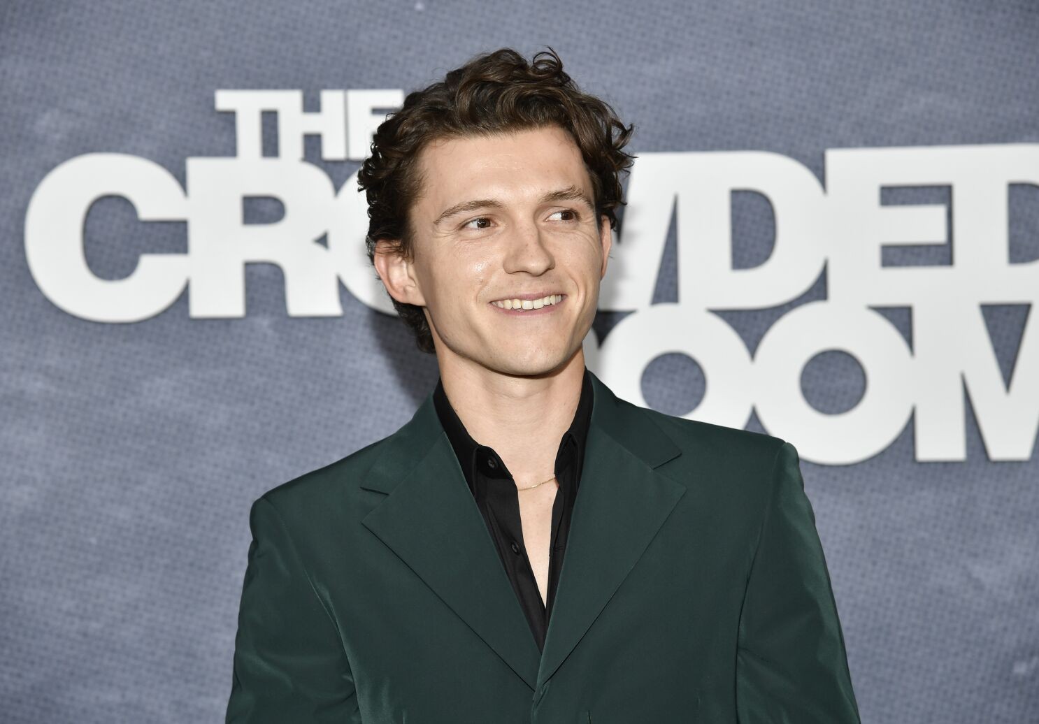 Tom Holland promoting The Crowded Room