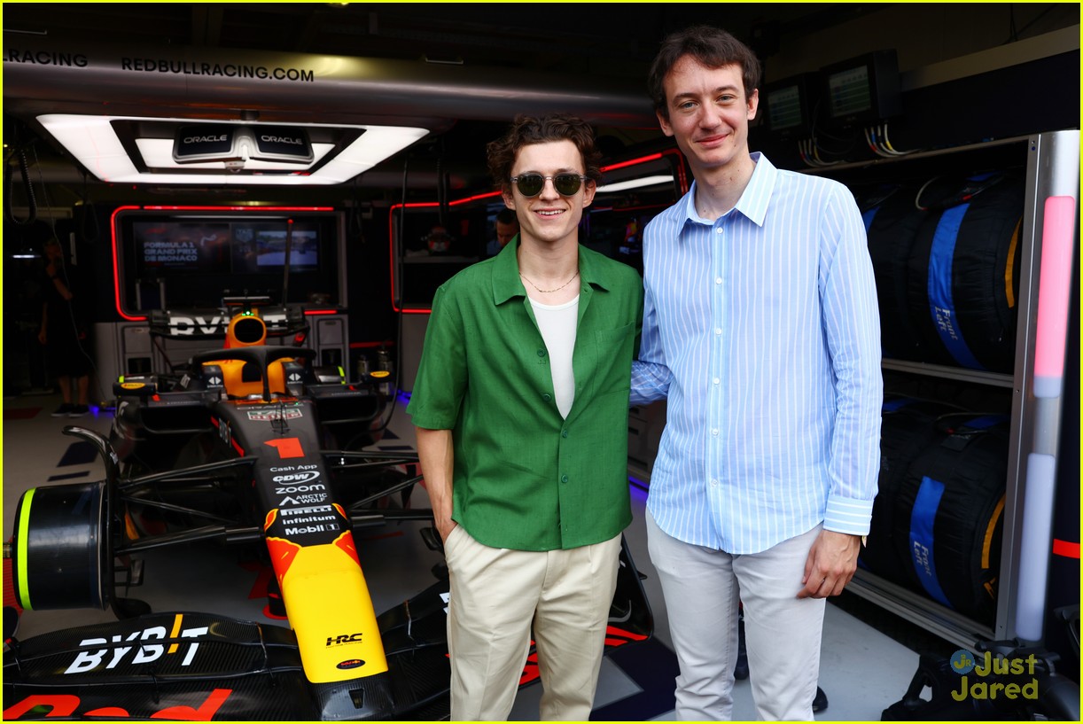 Tom Holland at the Monaco F1 Grand Prix