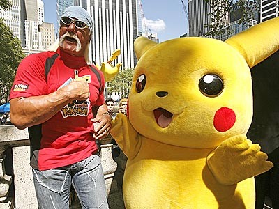 Hulk Hogan with Pikachu